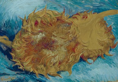 Zwei abgeschnittene Sonnenblumen von Vincent van Gogh